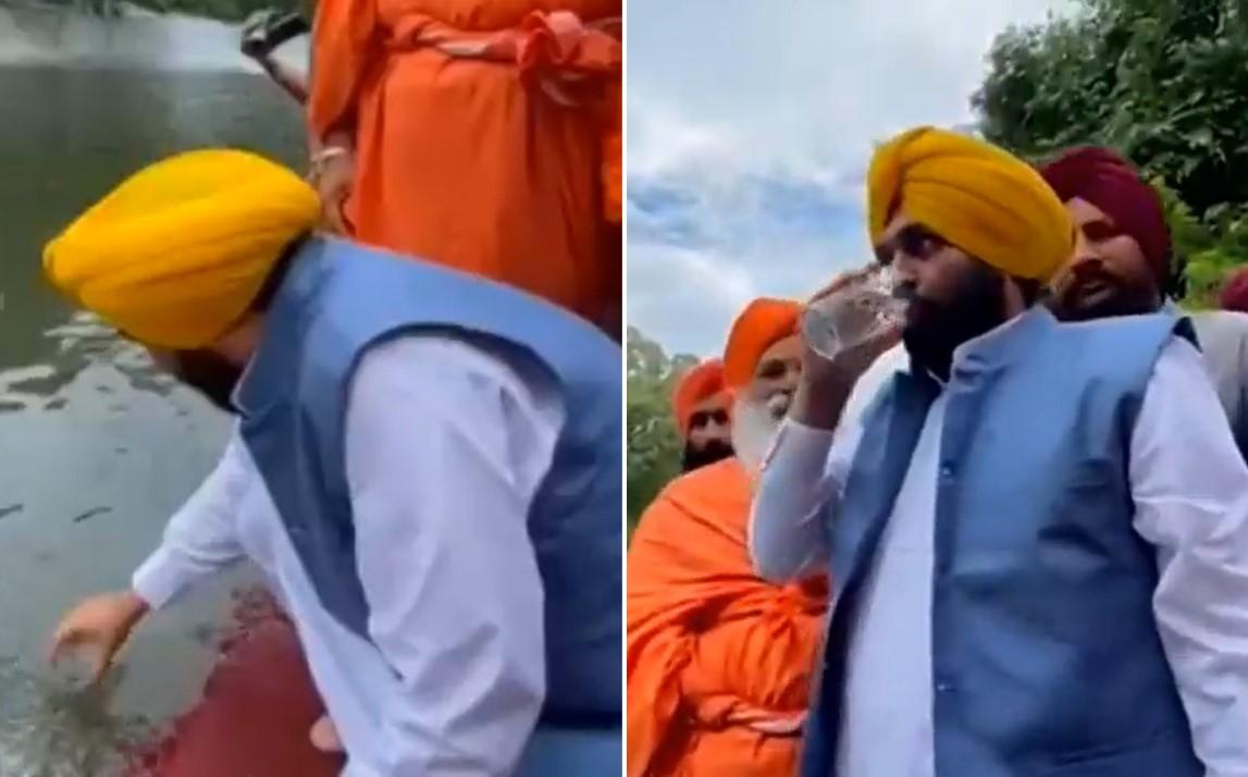 Političar u Indiji želio dokazati da rijeka nije zagađena, zagrabio čašom vodu i popio je