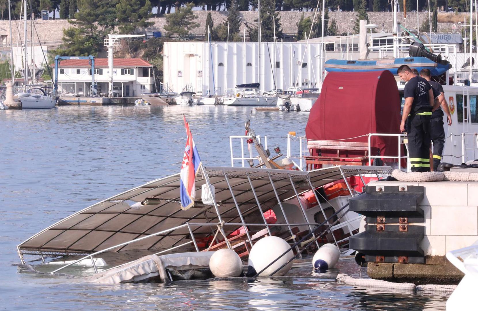 Policija privela kapetana broda koji je potonuo u Splitu: Bio u alkoholiziranom stanju