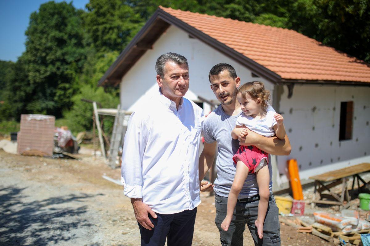 Općina Stari Grad gradi kuću za porodicu Nermina Kičine iz Tešnja
