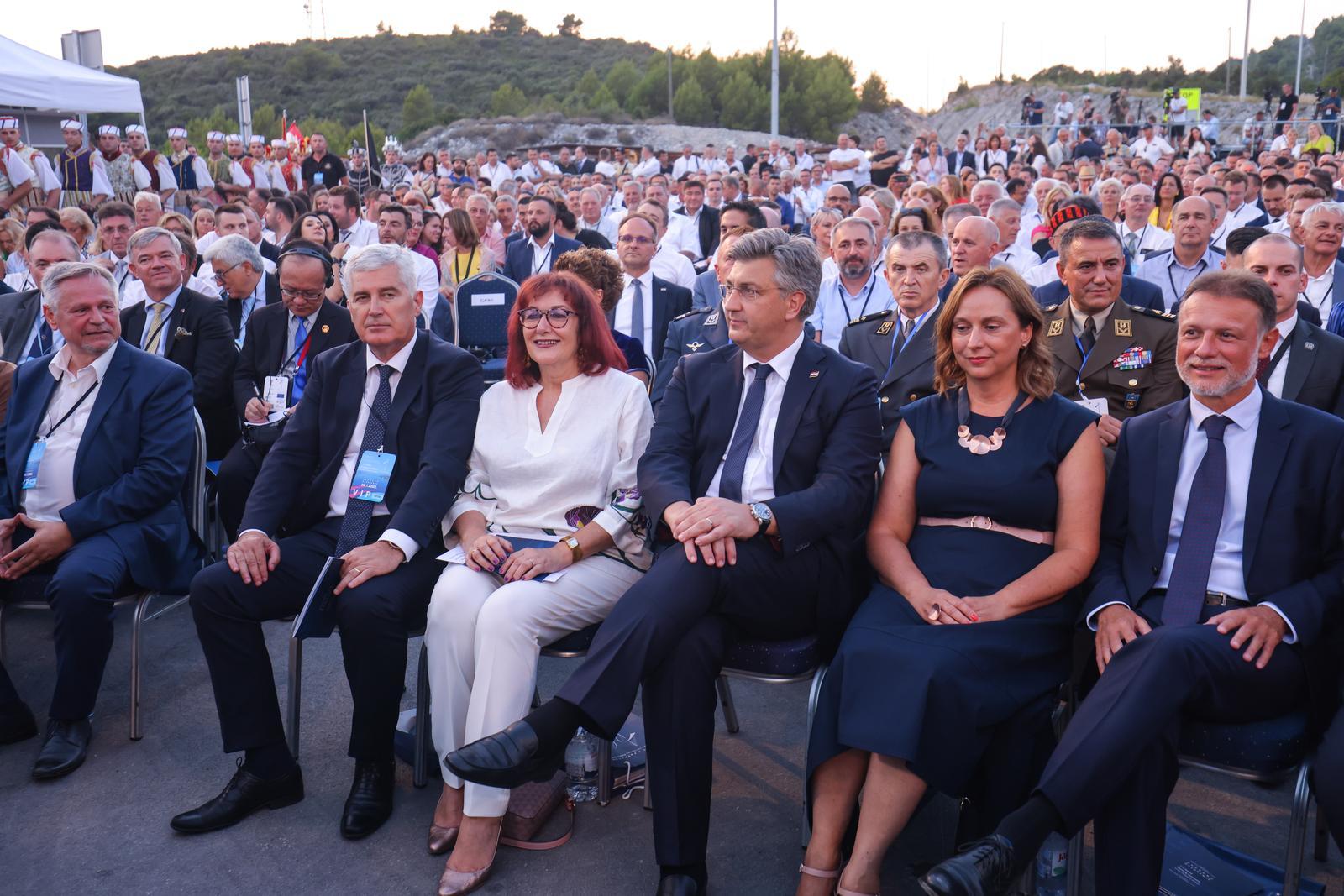 Dragan Čović na ceremoniji otvaranja Pelješkog mosta