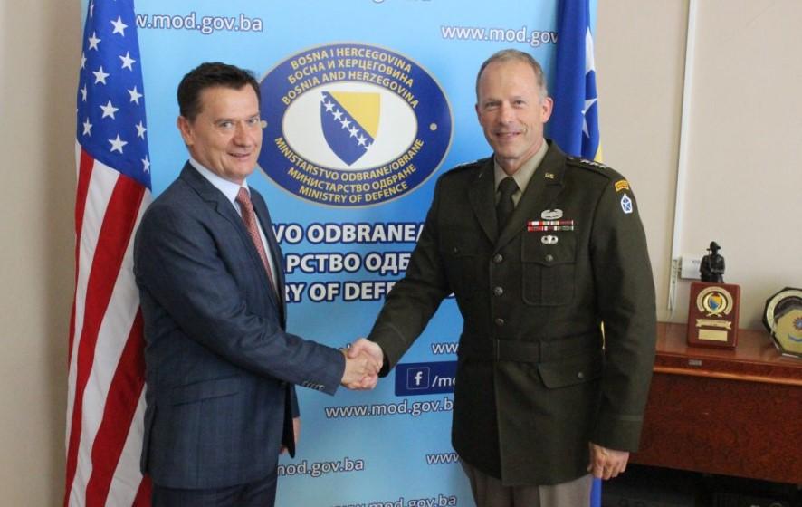 Komandant 5. korpusa Vojske SAD-a posjetio Ministarstvo odbrane BiH