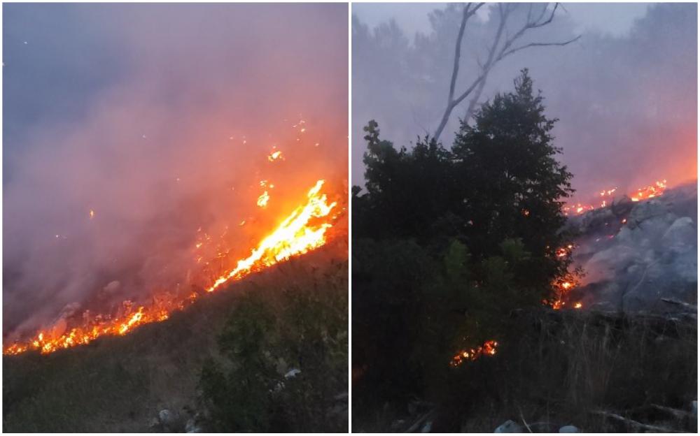 Požar u predjelu Bijele gore i Nudola - Avaz