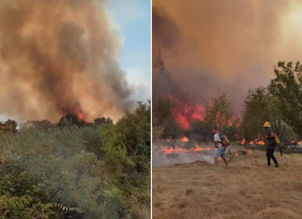 Iz Civilne zaštite Neum za "Avaz": Na terenu je više od 30 vatrogasaca, situacija je kritična