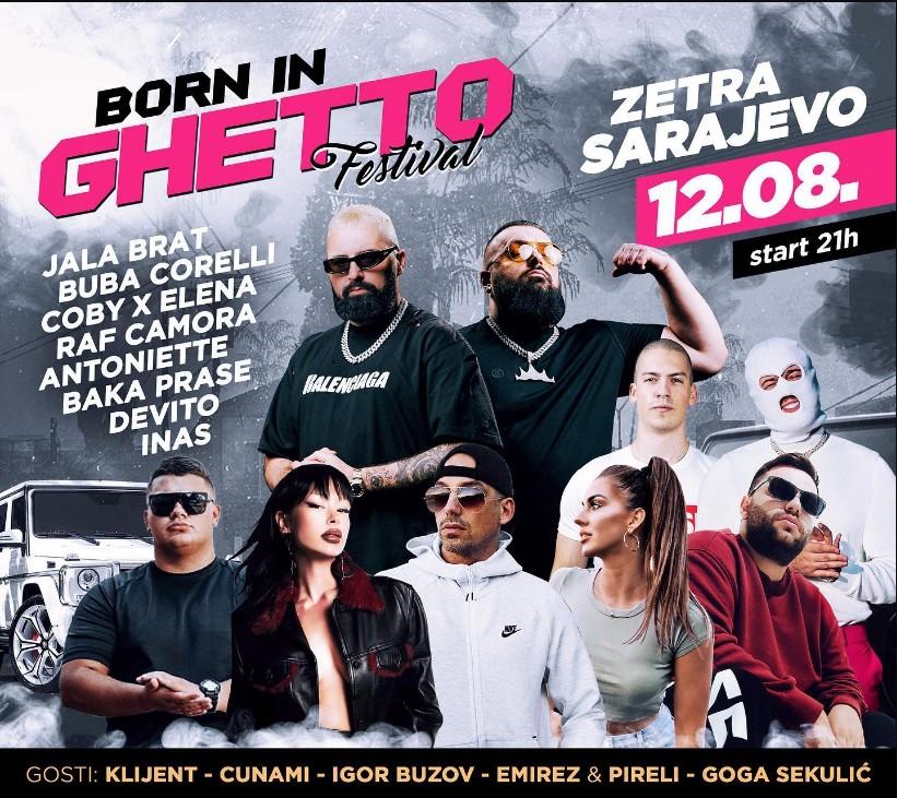 Oficijelni plakat muzičkog spektakla „Born In Ghetto“ - Avaz