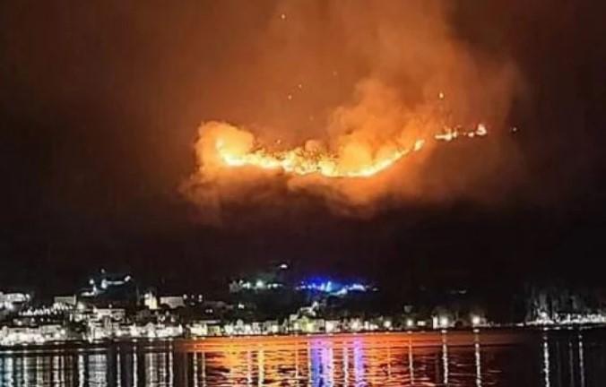 Veliki požar buknuo u Crnoj Gori: Vatrogasci na terenu bili cijelu noć
