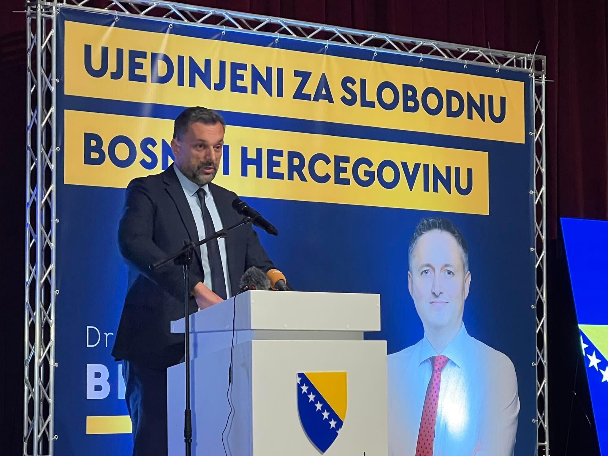 Konaković: Podrška Bećiroviću je najbolja politička odluka koju sam donio