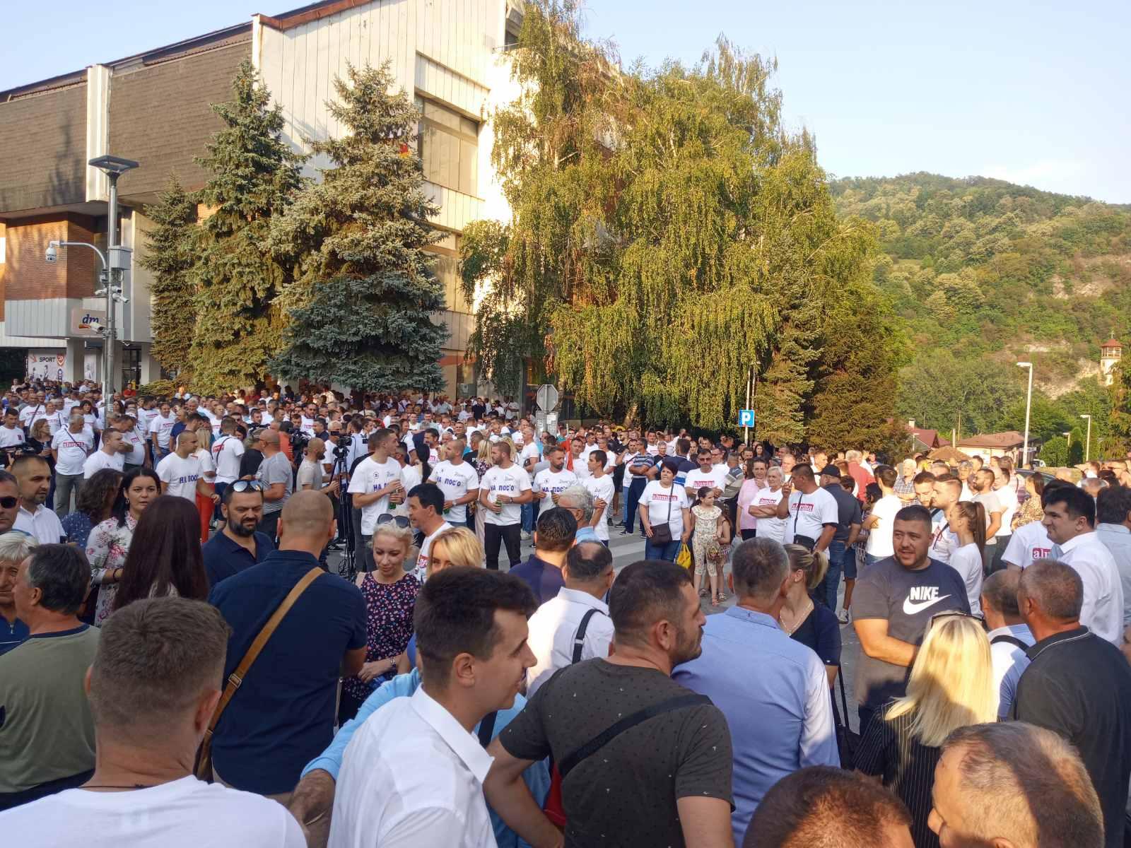 Protesti u Zvorniku - Avaz