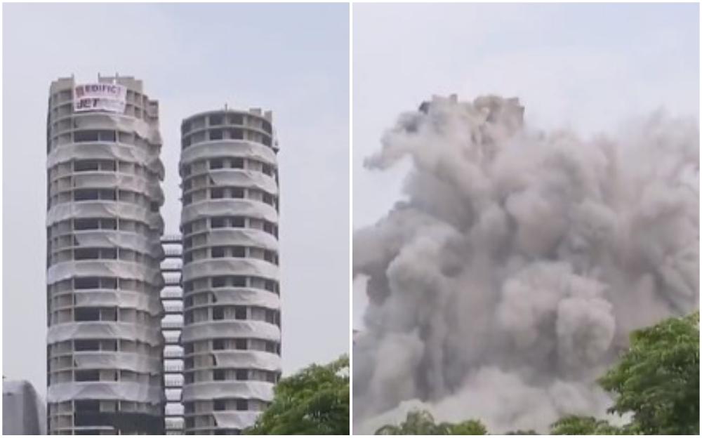 U Indiji srušena dva nebodera od 30 spratova, nestali su u sekundi