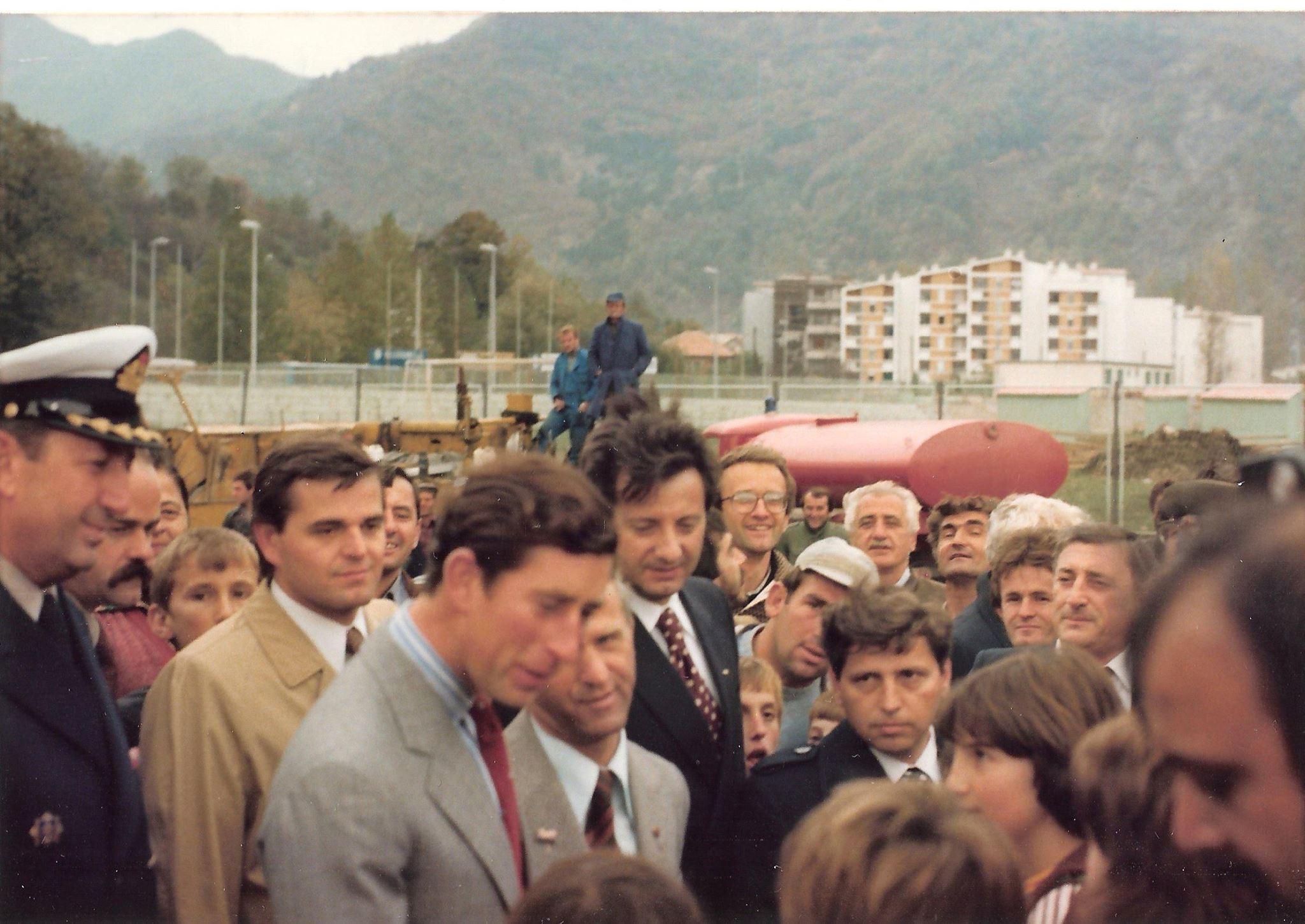 Princ Čarls tokom posjete Jablanici 1978. godine - Avaz