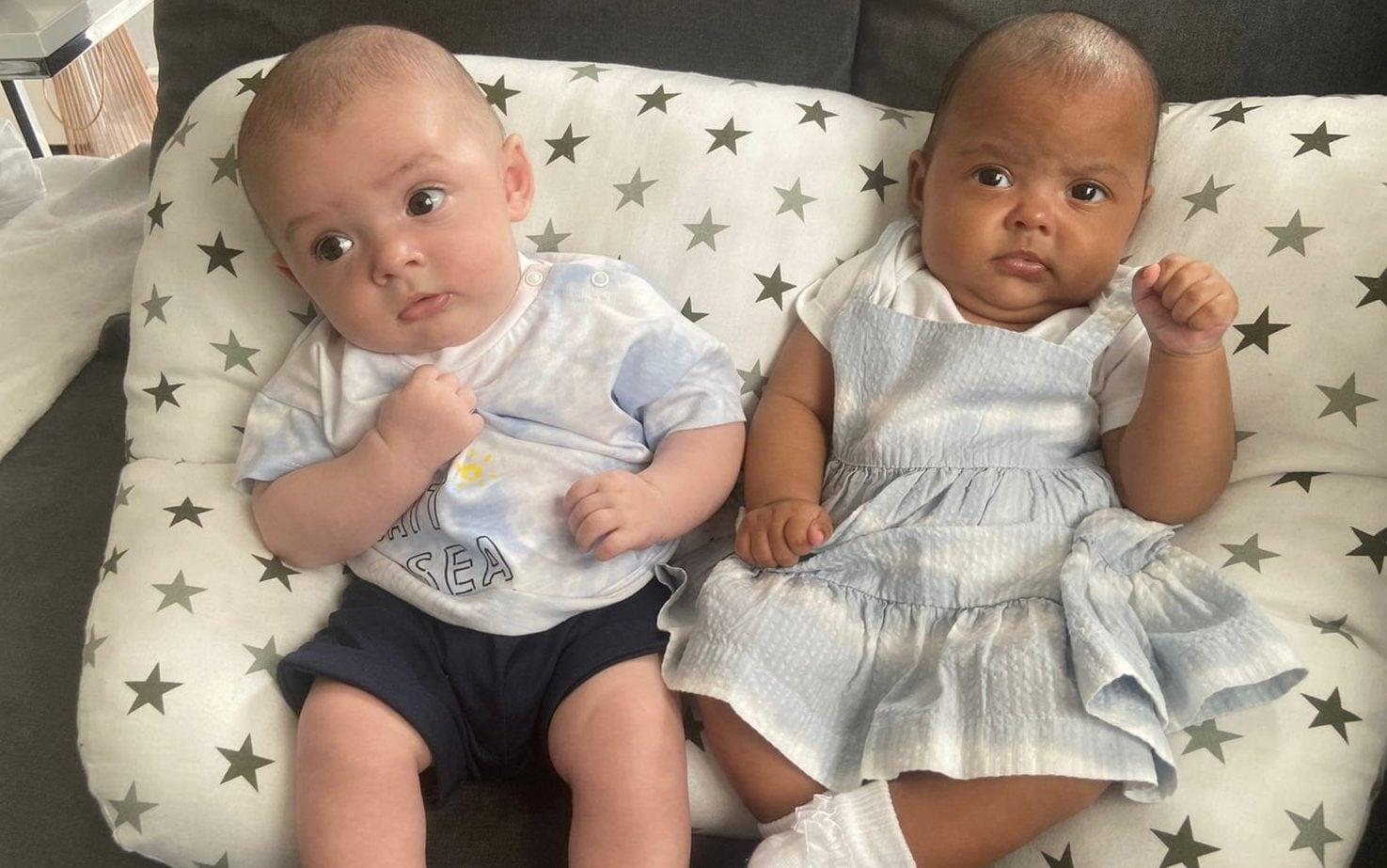 Mama pokazala svoje blizance koji imaju različitu boju kože: Ljudi misle da nemaju istog oca