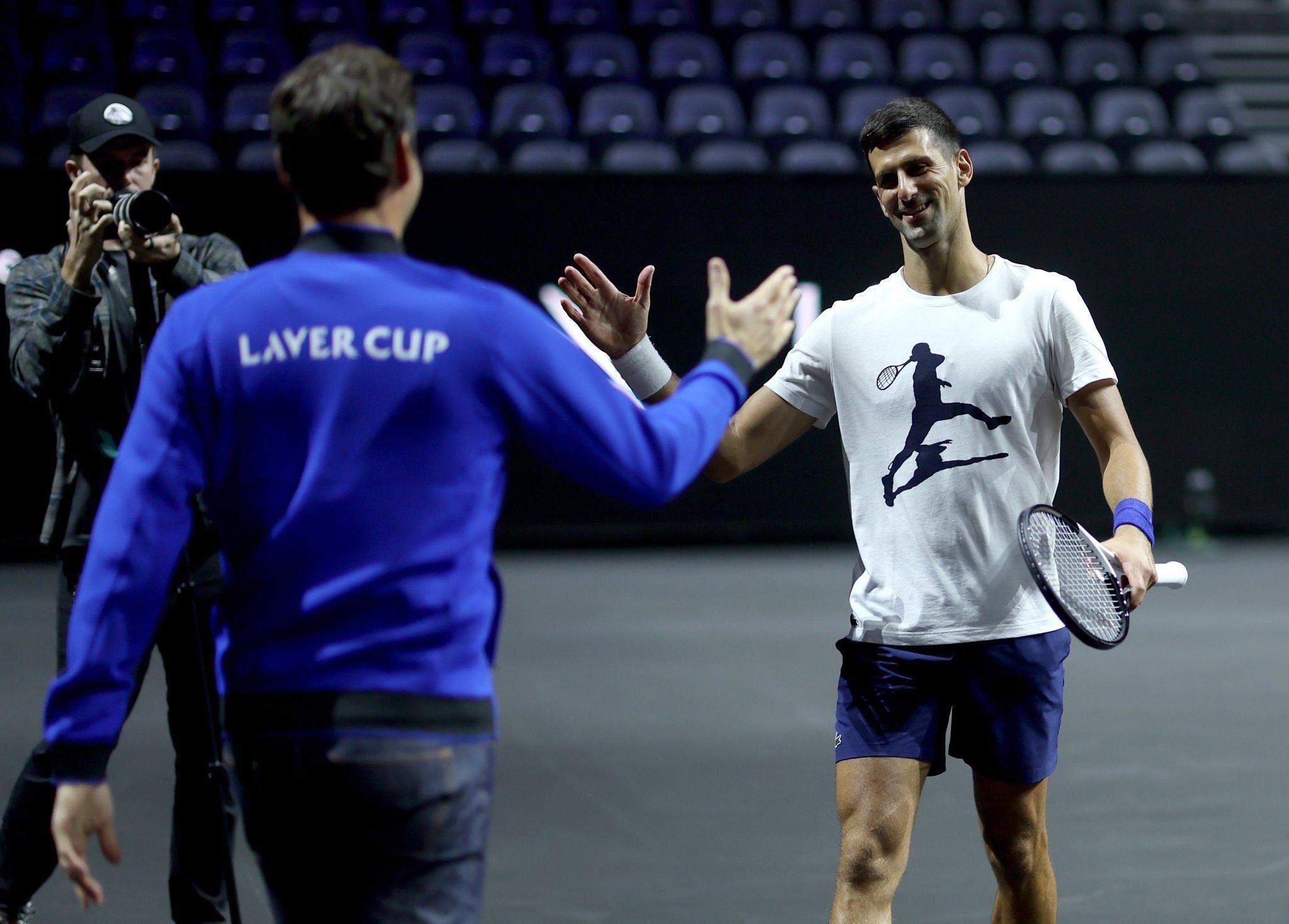 Federer posjetio trening Đokovića i Mareja, zabilježen srdačan pozdrav s nekadašnjim rivalima
