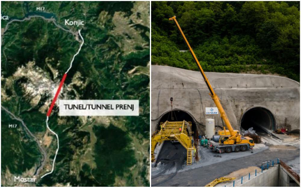 Objavljen tender za izgradnju pristupnih cesta za potrebe izgradnje tunela Prenj