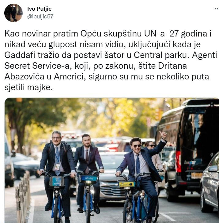 Tvit Ivice Puljića - Avaz