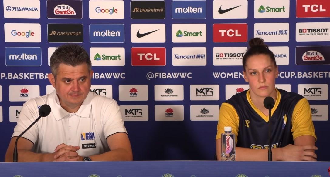 Goran Lojo i Anđela Delić na konferenciji za medije - Avaz