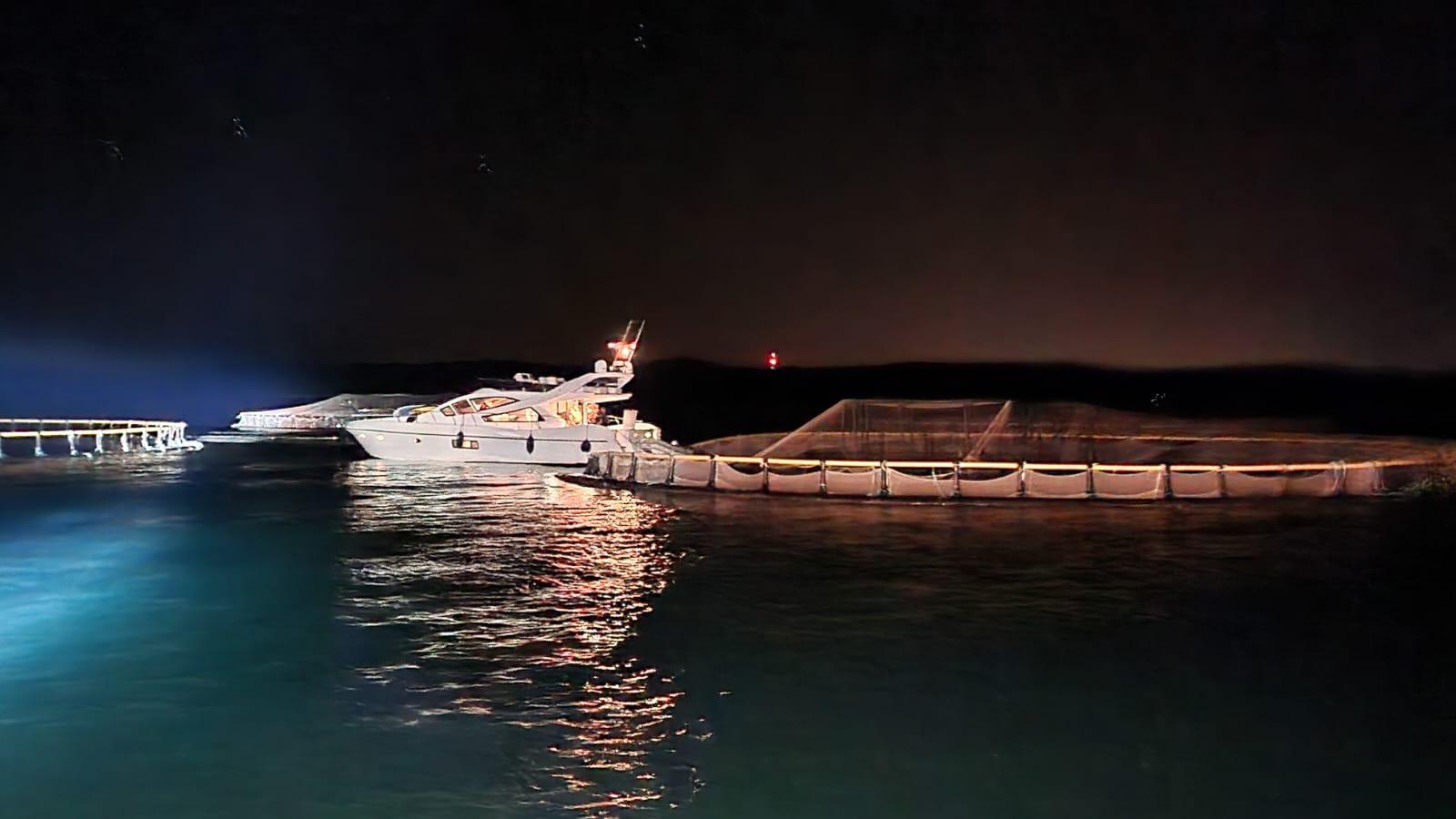 Pomorska nesreća kod Dugog otoka: Jahta udarila u ribogojilište