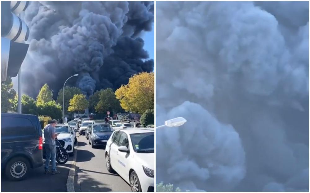 Video / Požar buknuo na pijaci u Parizu