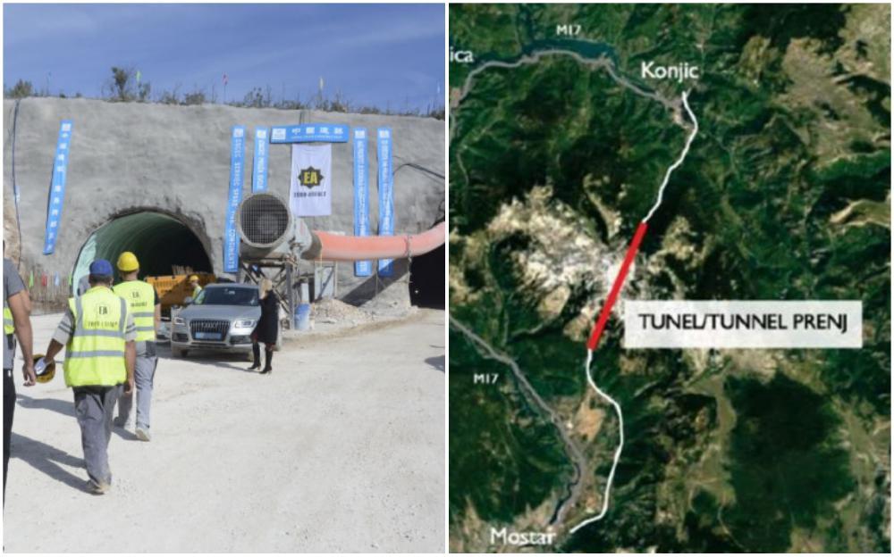 Tunel Prenj će biti dužine 10,450 metara - Avaz