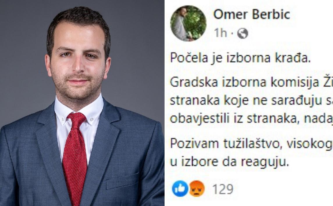 Omer Berbić: Počela je izborna krađa u Živinicama