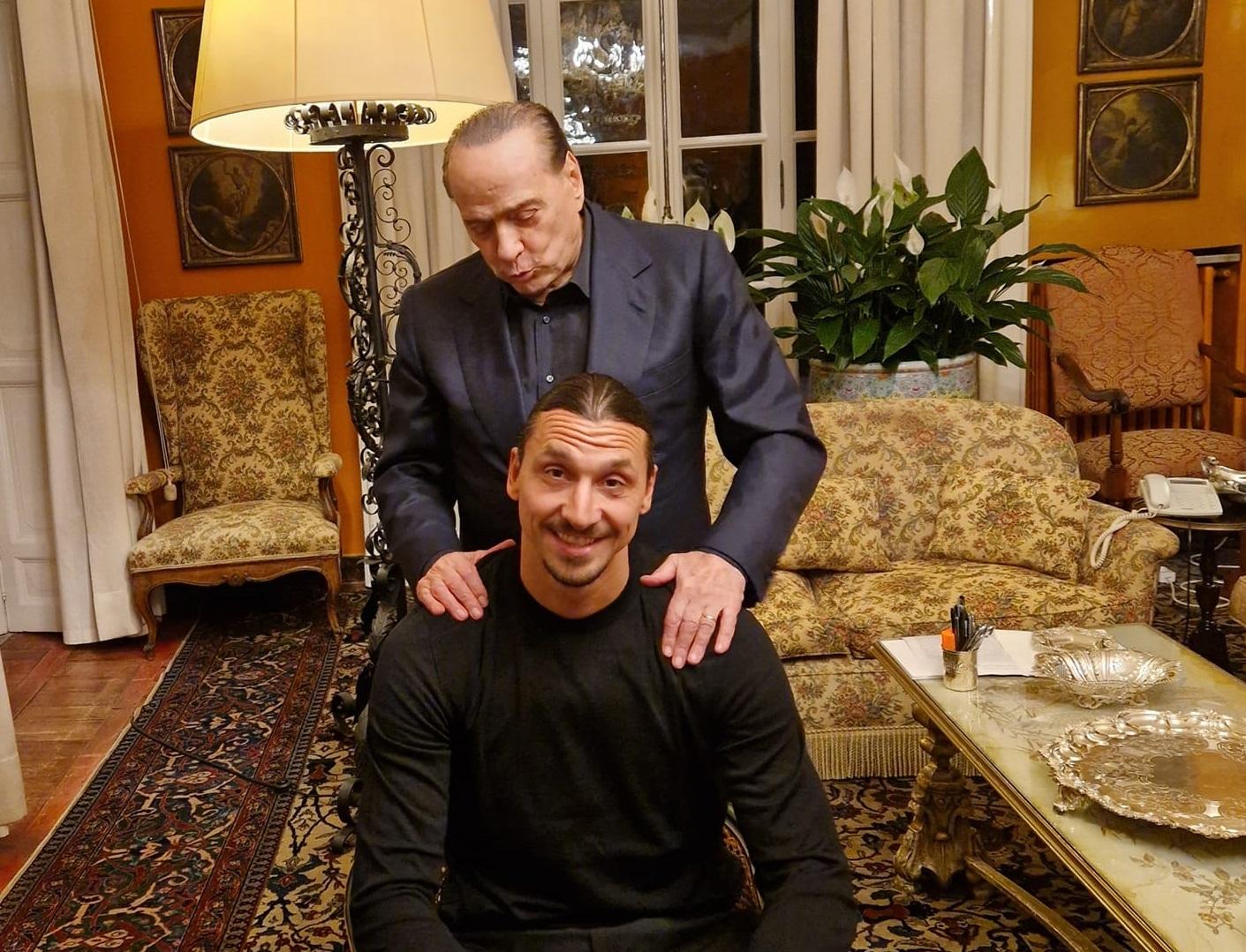 Ibrahimović objavio fotografiju sa Berluskonijem: Budućnost tek treba ispisati