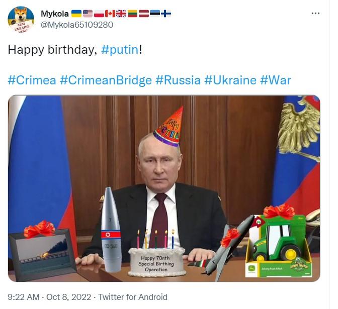 Putin slavi rođendan - Avaz