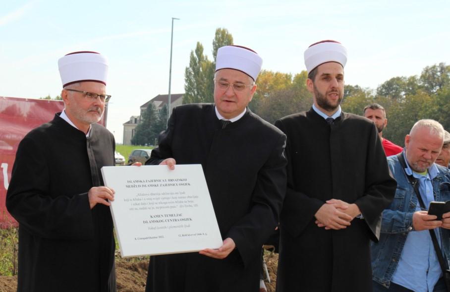 Svečano položen kamen temeljac za Islamski centar u Osijeku