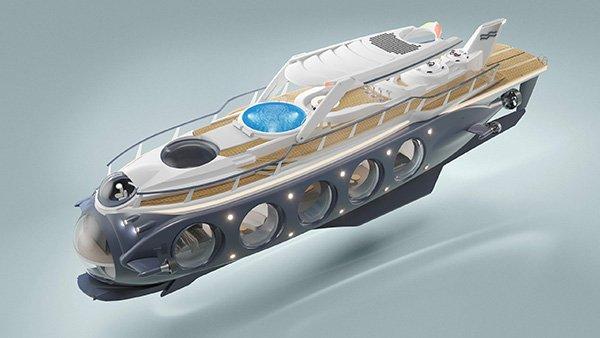 Superjahta Nautilus: Može provesti četiri dana pod vodom