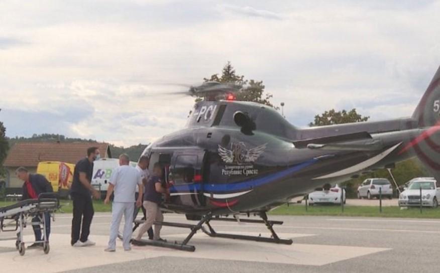 Djevojčica iz Banja Luke helikopterom prebačena u Beograd na liječenje