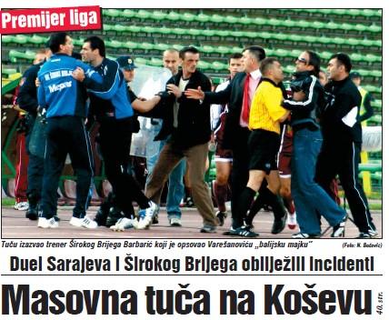 Incident na Koševu odigrao se 2005. godine - Avaz