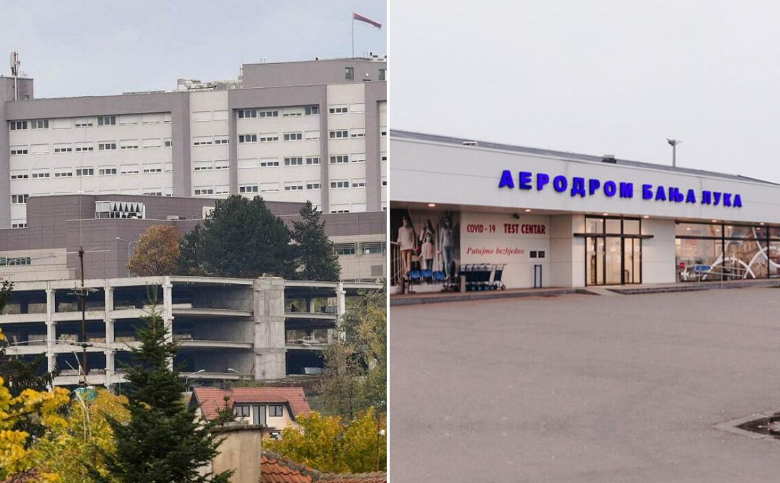 Dojavljene bombe na UKC-u RS i Aerodromu Banja Luka