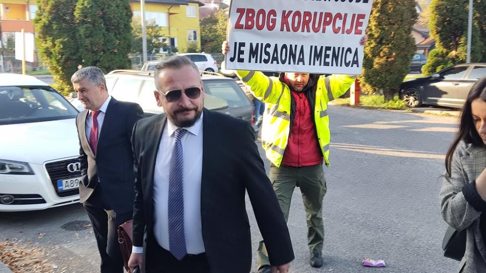 Fahrudin Solak prilikom dolaska na Sud BiH - Avaz