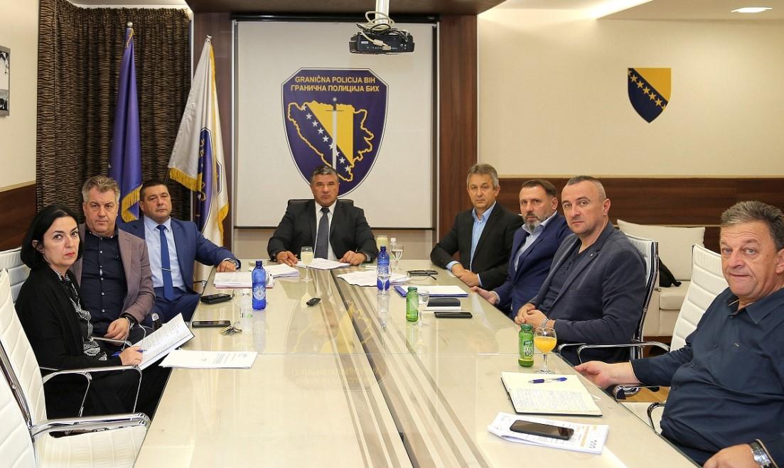 Održan sastanak rukovodstva Granične policije BiH s predstavnicima Sindikata