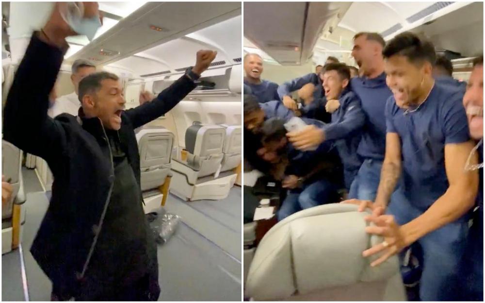 Ovo može samo fudbal: Ludnica u Portovom avionu nakon šokantnog kraja utakmice u Madridu
