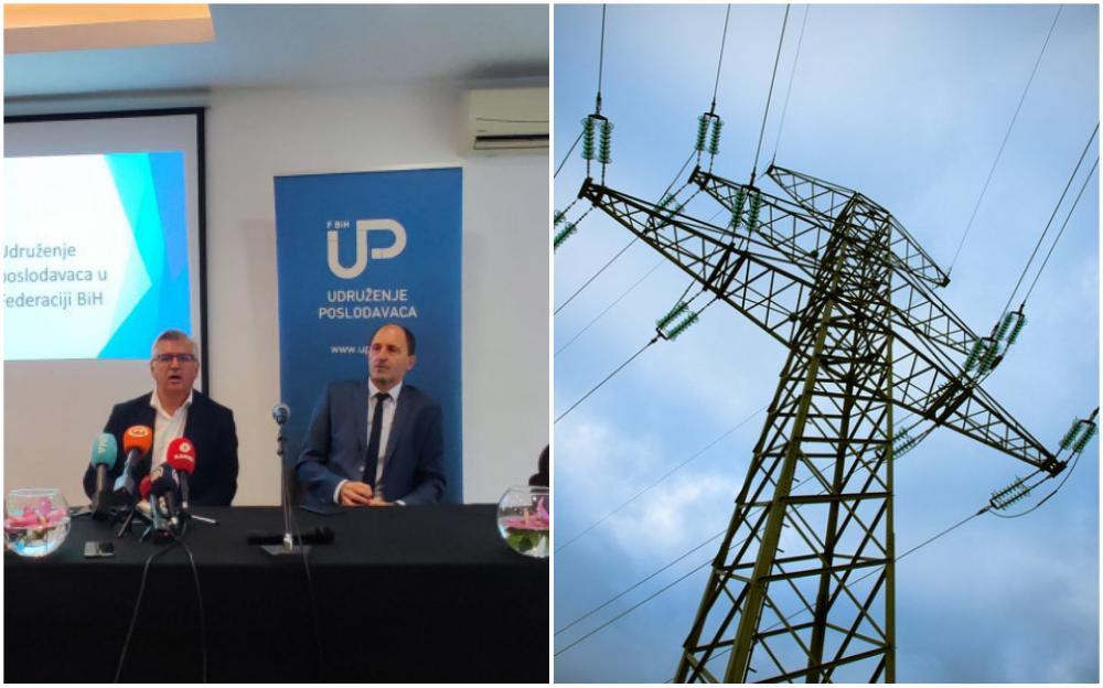 Udruženje poslodavaca FBiH: Odlukom o ograničavanju povećanja cijena struje osigurana stabilnost elektroenergetskog sektora