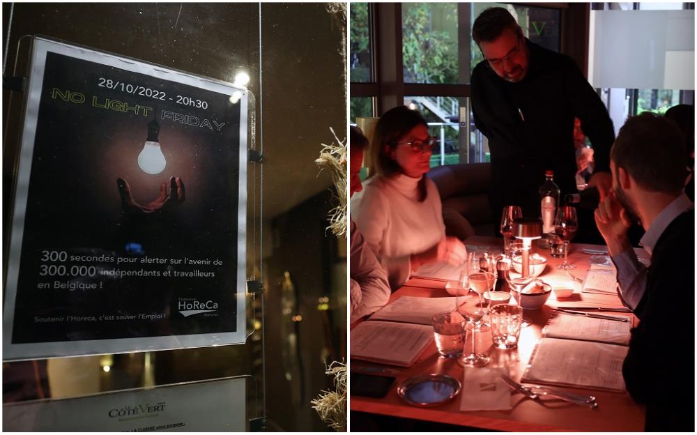 Zbog energetske krize: "Petak bez svjetla" u restoranima u Belgiji
