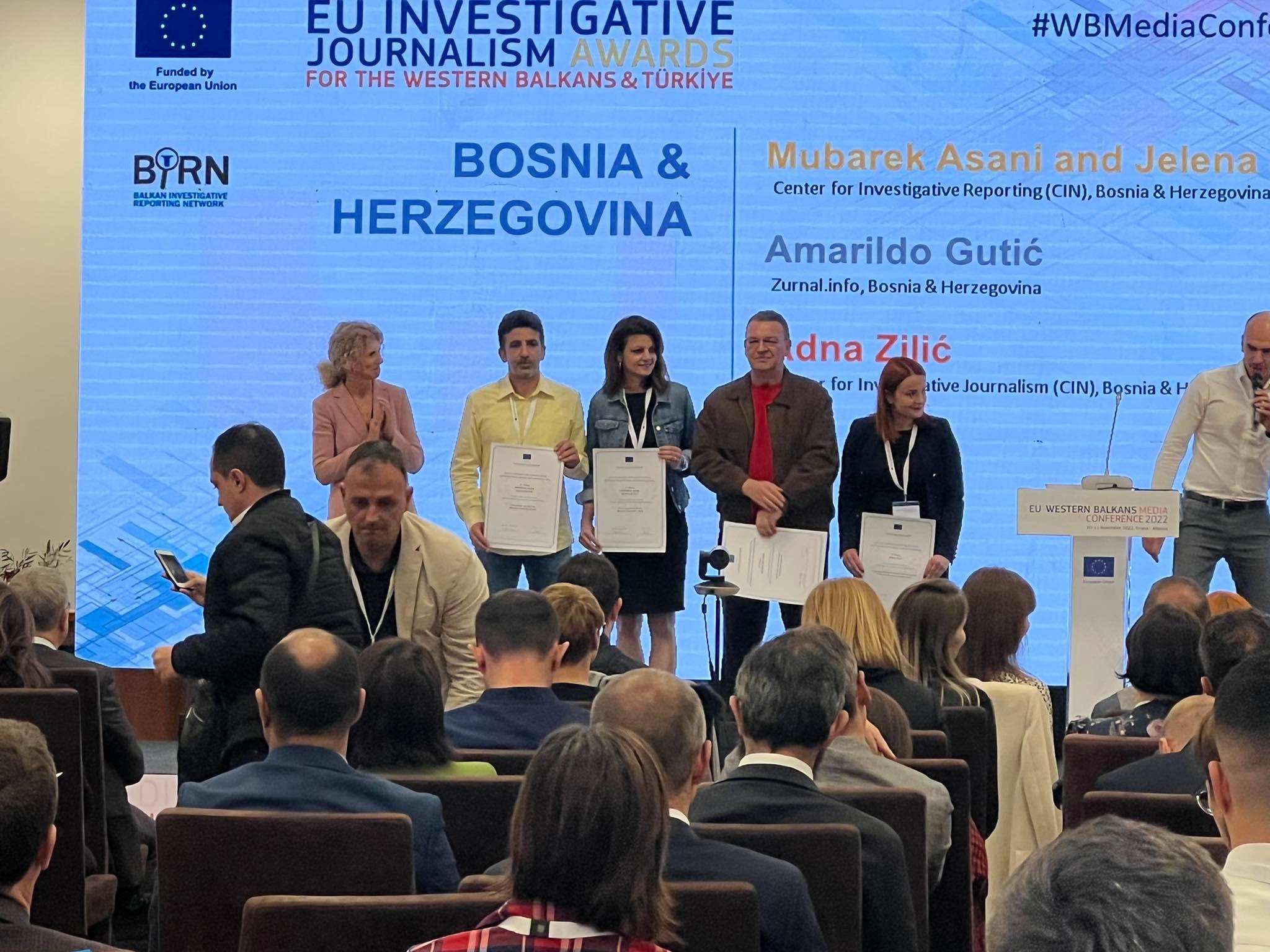 Novinari CIN-a i Žurnala osvojili nagrade EU za istraživačke priče