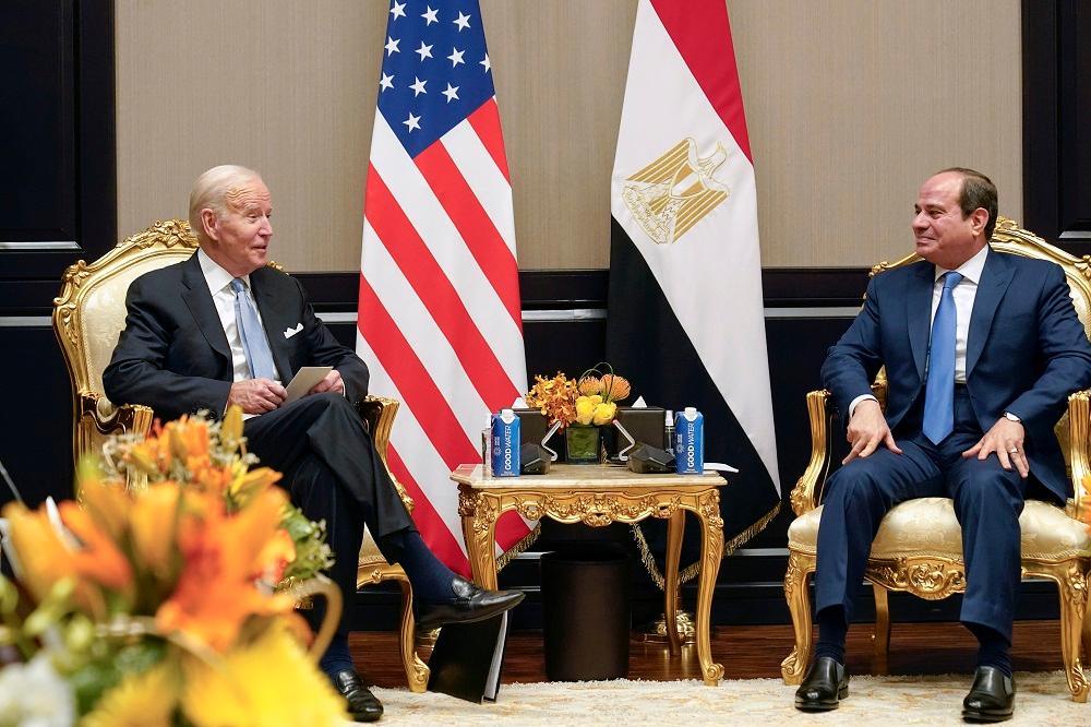 Bajden s egipatskim predsjednikom Al Sisijem - Avaz