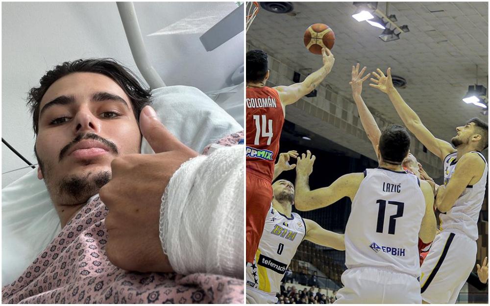 Trijumf košarkaša pratio je i Azur Terzić, brutalno pretučeni mladić iz Cazina: "Zove nas poslije utakmice i prve riječi su bile pobjeda"