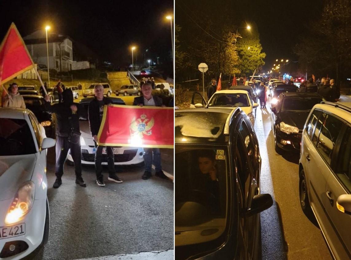 Kolone građana krenule prema Podgorici - Avaz