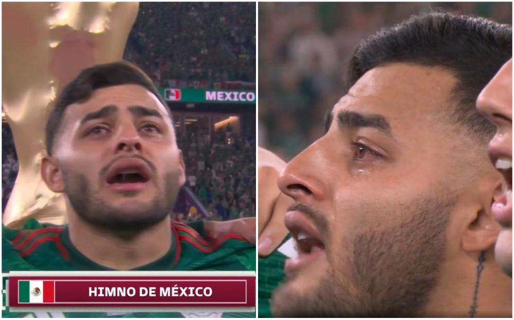 Napadača Meksika Vegu obuzele su emocije prilikom intoniranja meksičke himne - Avaz