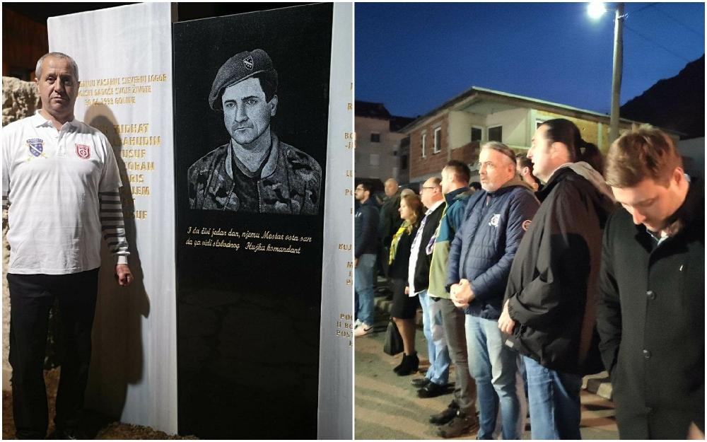 U Mostaru otkriven spomenik komandantu i heroju Midhatu Hujduru Hujki
