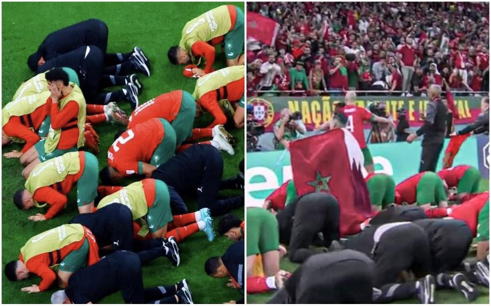 Igrači Maroka izbacili Portugal i Ronalda sa Mundijala, pa pali na sedždu