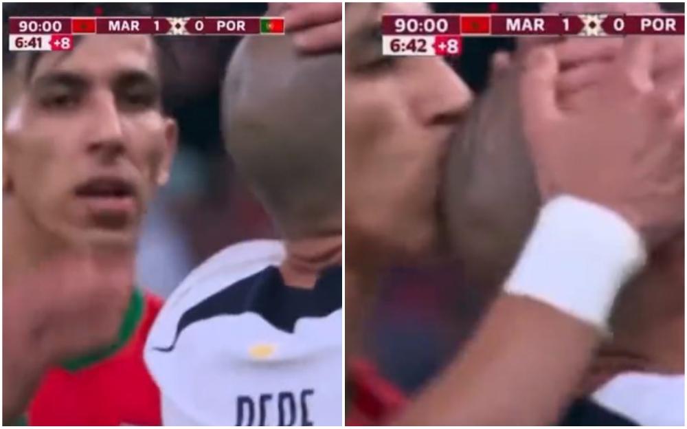 Video je postao viralan: Pepe je promašio priliku, a Marokanac ga je poljubio u glavu