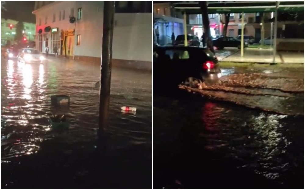 Video / Poplave u Gacku, glavna saobraćajnica pod vodom