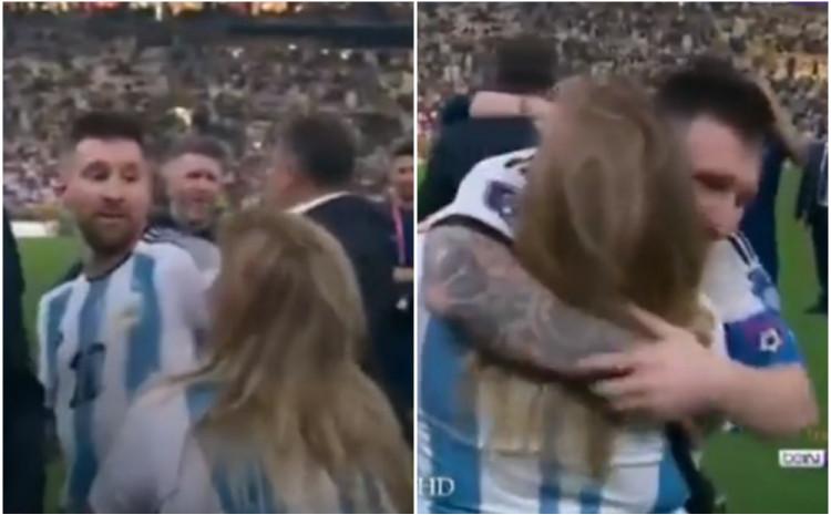 Ko je žena sa proslave: Svi su mislili da je Mesi zagrlio majku, argentinski mediji otkrili o kome je zapravo riječ