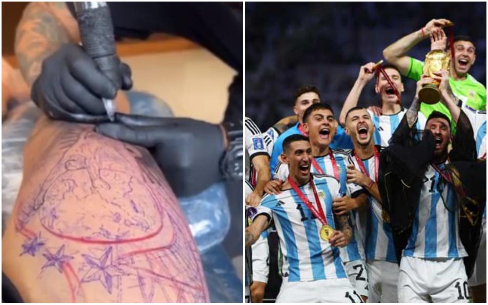 Jedan od junaka Argentine napravio specijalnu tetovažu poslije osvajanja Mundijala
