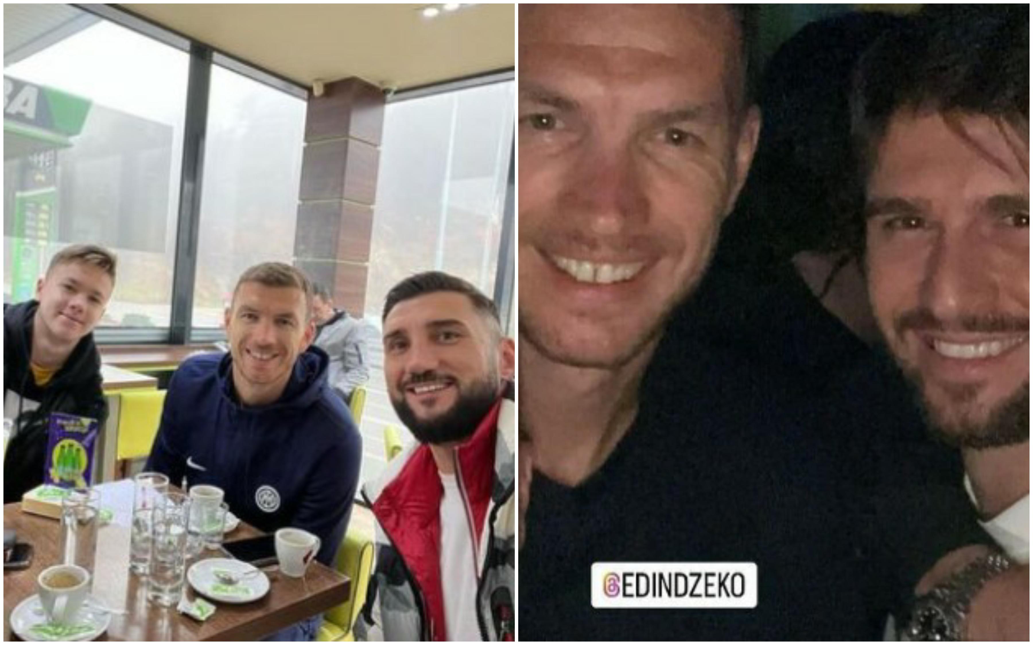 Edin Džeko uživao s prijateljima u Sarajevu, družio se i s jednim od najboljih igrača Željezničara