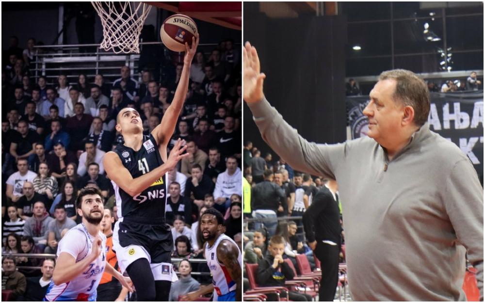Ekipa za koju Dodik navija savladala Igokeu: U domaćinskoj atmosferi Partizan u Laktašima stigao do nove pobjede