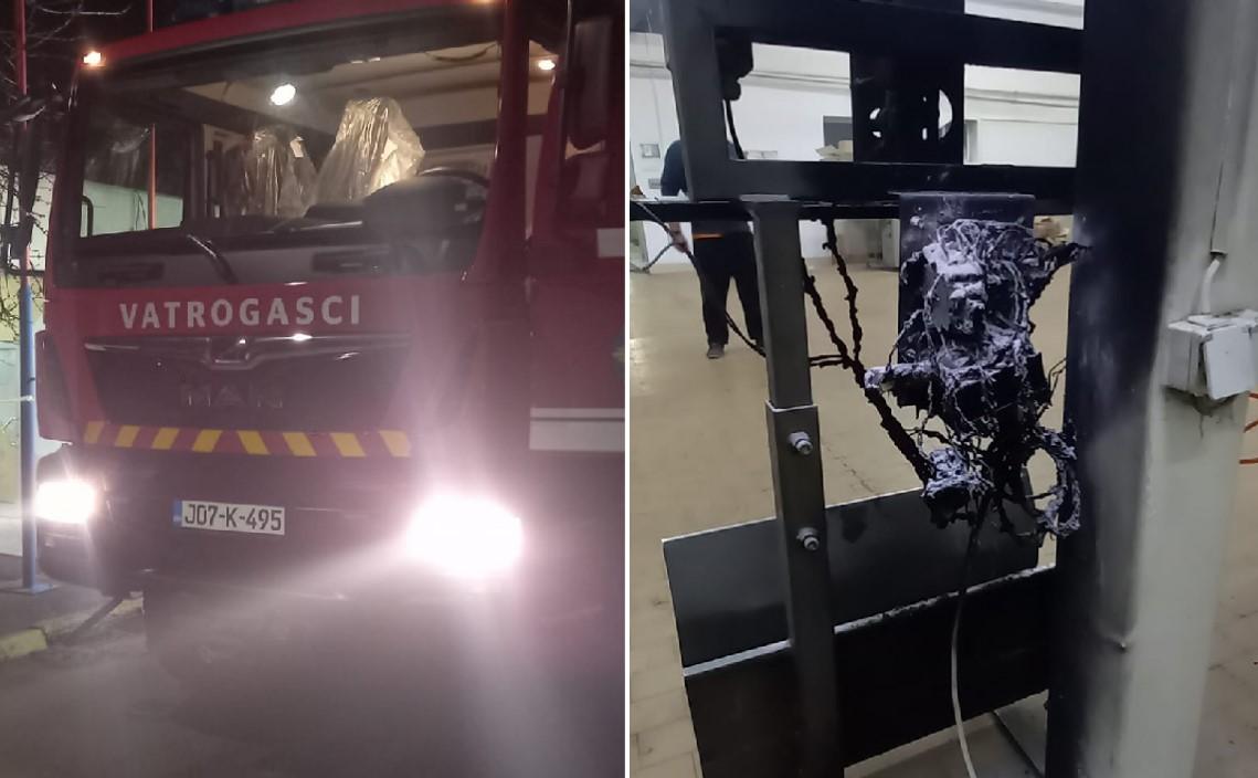 Požar u pogonu firme "Corn flips" u Srebreniku: Vatra zahvatila mašinu za pakiranje