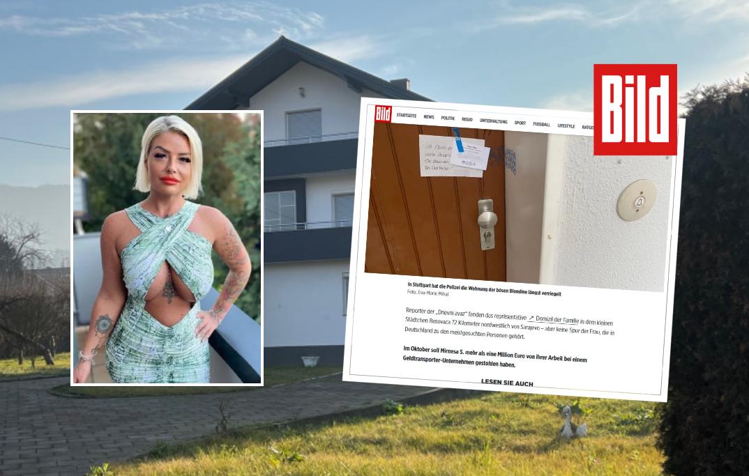 Njemački "Bild", jedan od najvećih medija u Evropi, citirao "Dnevni avaz": Reporteri "Avaza" su bili u njenom selu