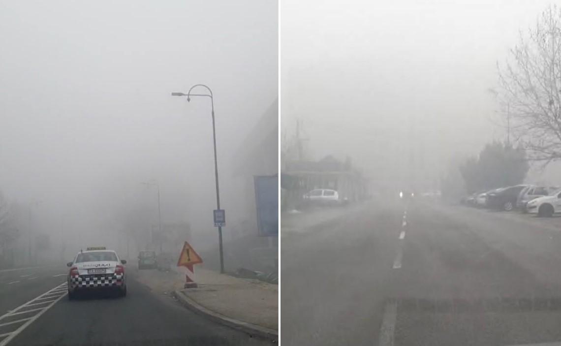 Magla i smog stvaraju probleme vozačima u Sarajevu